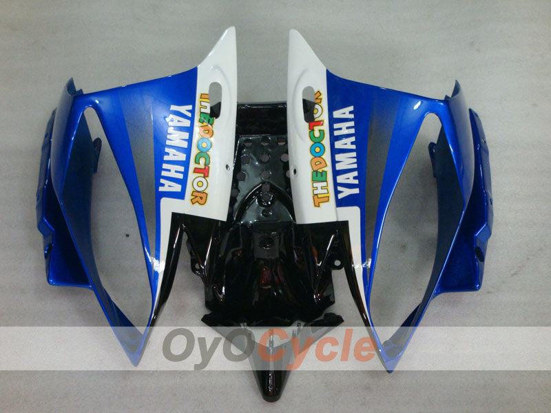 Injection Fairing kit for 06-07 YZF-R6 - Blue, White - FIAT, MOTUL #OYO87900934