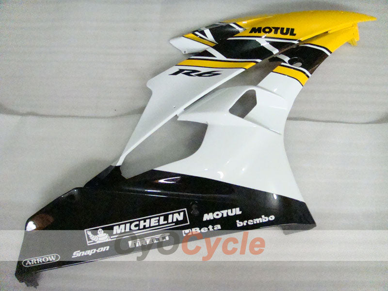 Injection Fairing kit for 06-07 YZF-R6 - Yellow, Black - MOTUL #OYO87900941