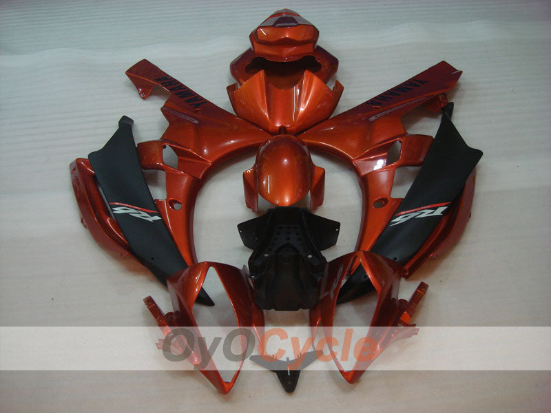 Injection Fairing kit for 06-07 YZF-R6 - Orange, Black, Matte - Factory Style #OYO87900945