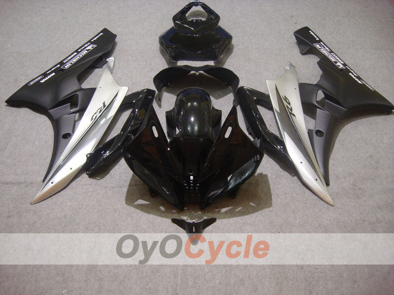 Injection Fairing kit for 06-07 YZF-R6 - Black, Silver, Matte - Factory Style #OYO87900946 Secondary image