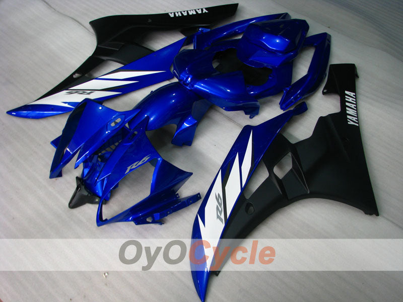 Injection Fairing kit for 06-07 YZF-R6 - Blue, Black, Matte - Factory Style #OYO87900951