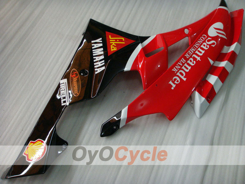 Injection Fairing kit for 06-07 YZF-R6 - Red, Black - Santander #OYO87900953
