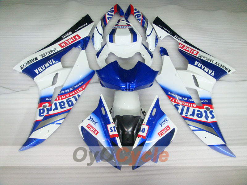 Injection Fairing kit for 06-07 YZF-R6 - Blue, White - Sterilgarda #OYO87900954 Main image