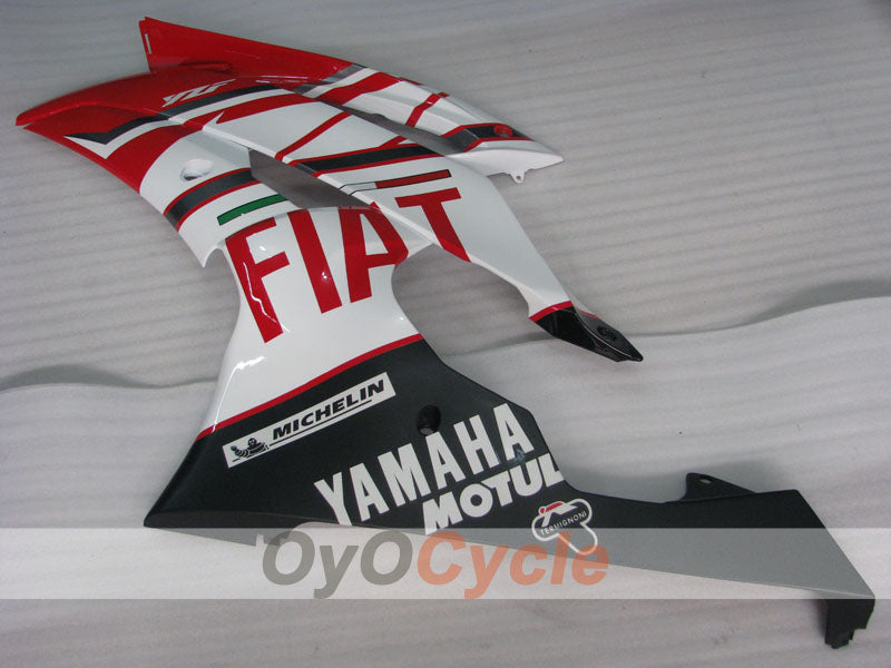 Injection Fairing kit for 08-16 YZF-R6 - Red, White - FIAT #OYO87900958