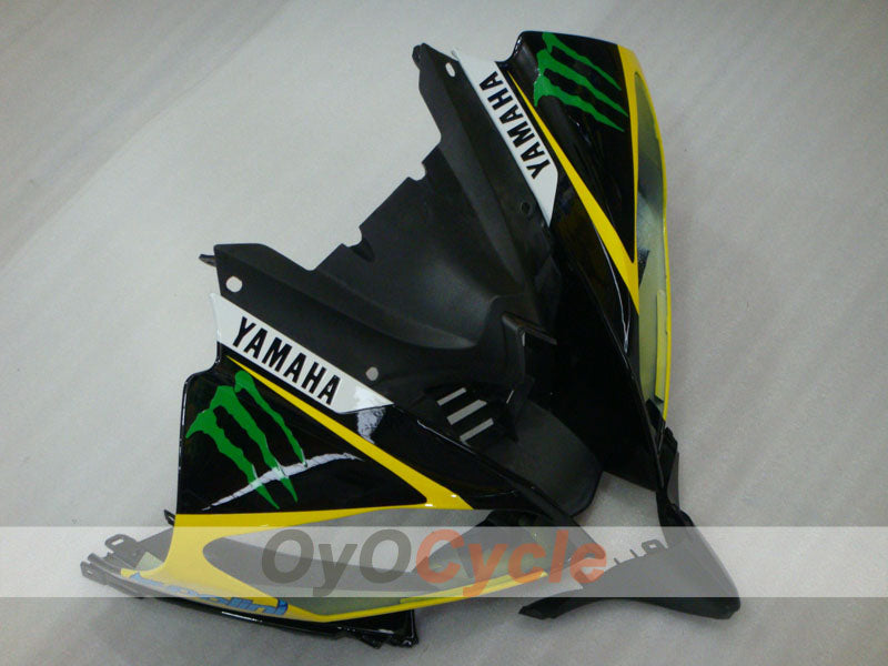 Injection Fairing kit for 08-16 YZF-R6 - Yellow, Black - Monster, MOTUL #OYO87900970