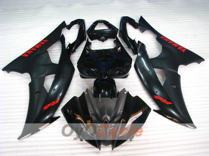 Injection Fairing kit for 08-16 YZF-R6 - Black, Matte - Factory Style #OYO87900972