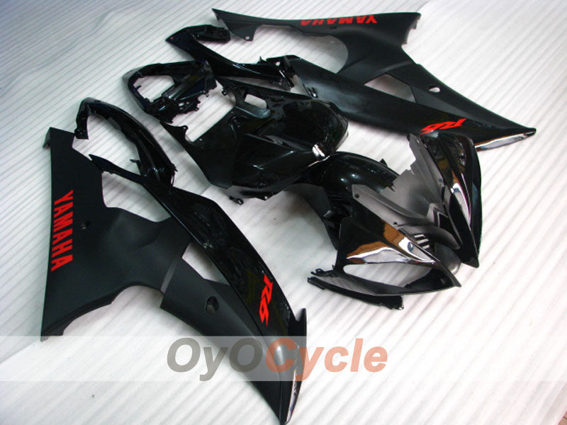 Injection Fairing kit for 08-16 YZF-R6 - Black, Matte - Factory Style #OYO87900972