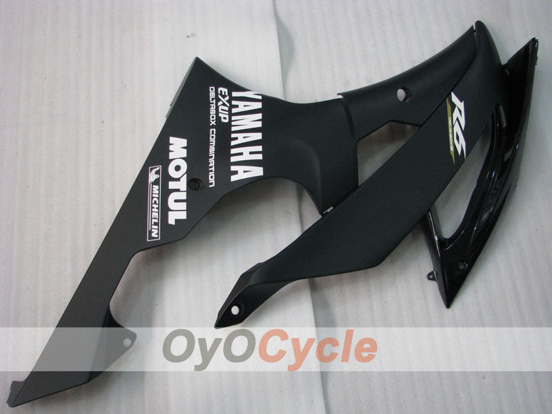 Injection Fairing kit for 08-16 YZF-R6 - Black, Matte - Factory Style #OYO87900974