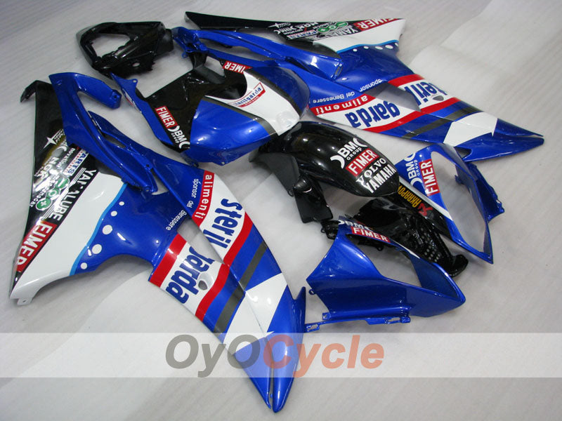 Injection Fairing kit for 08-16 YZF-R6 - Blue, White - Sterilgarda #OYO87900980