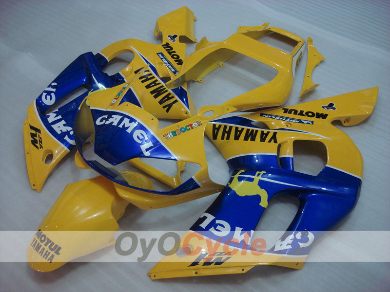 Injection Fairing kit for 98-02 YZF-R6 - Yellow, Blue - Camel, MOTUL #OYO87900982