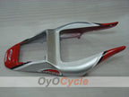 Injection Fairing kit for 98-02 YZF-R6 - Red, Silver - Fortuna, MOTUL #OYO87900993