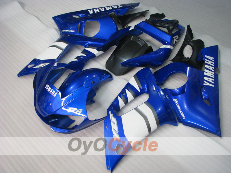 Injection Fairing kit for 98-02 YZF-R6 - Blue, White - Factory Style #OYO87900995