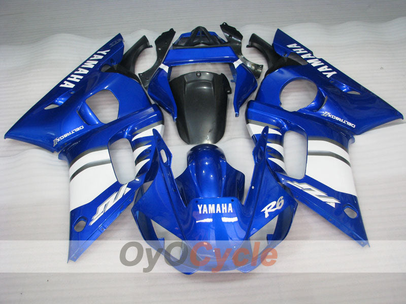 Injection Fairing kit for 98-02 YZF-R6 - Blue, White - Factory Style #OYO87900995