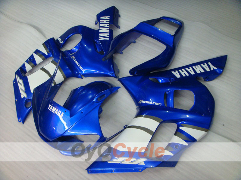 Injection Fairing kit for 98-02 YZF-R6 - Blue, White - Factory Style #OYO87901009