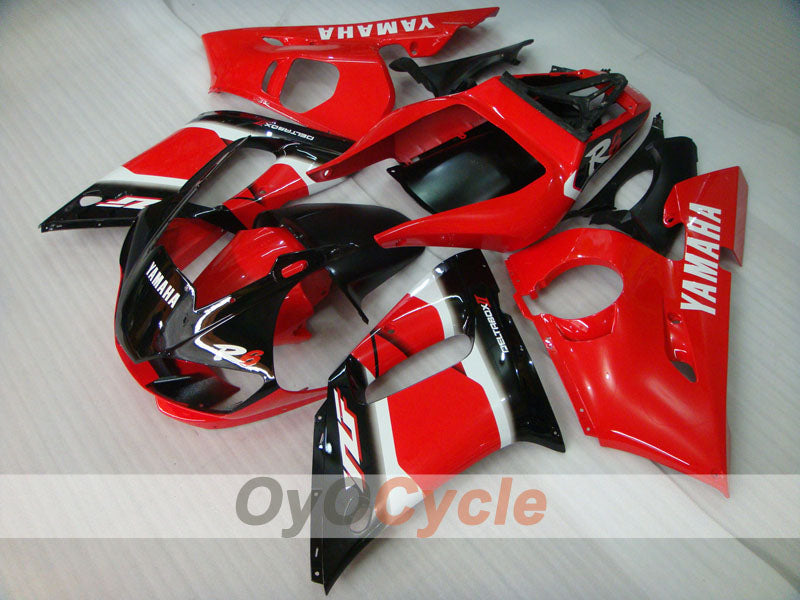 Injection Fairing kit for 98-02 YZF-R6 - Red, Black - Factory Style #OYO87901014