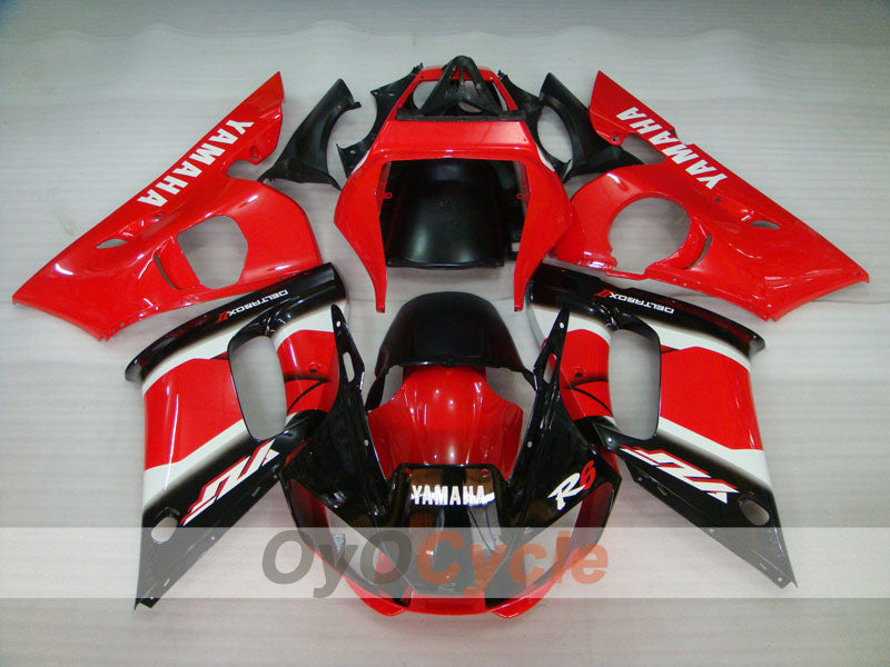 Injection Fairing kit for 98-02 YZF-R6 - Red, Black - Factory Style #OYO87901014