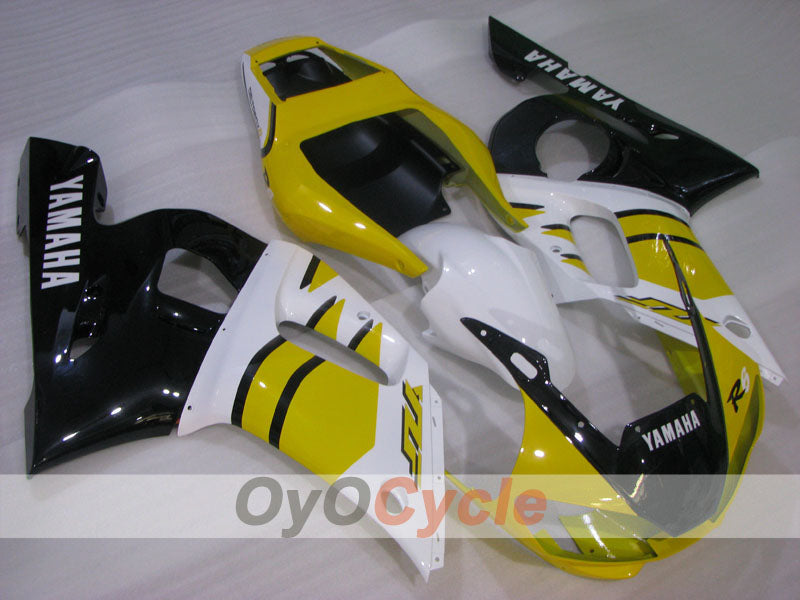 Injection Fairing kit for 98-02 YZF-R6 - Yellow, White - Factory Style #OYO87901020
