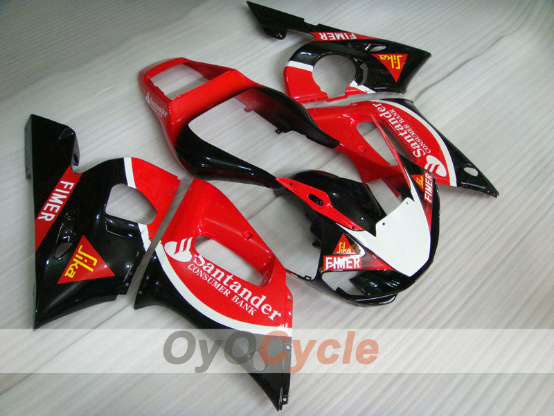 Injection Fairing kit for 98-02 YZF-R6 - Red, Black - Santander #OYO87901022 Main image