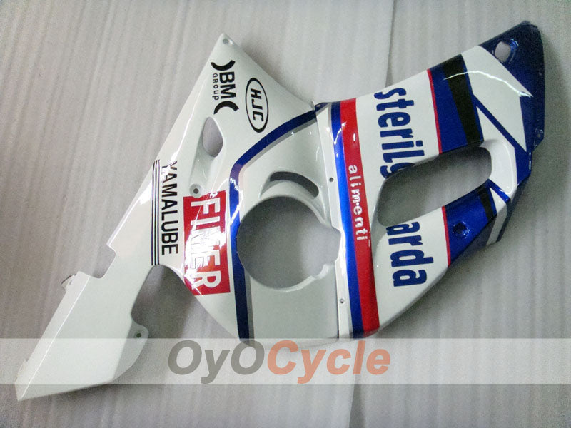 Injection Fairing kit for 98-02 YZF-R6 - Blue, White - Sterilgarda #OYO87901024