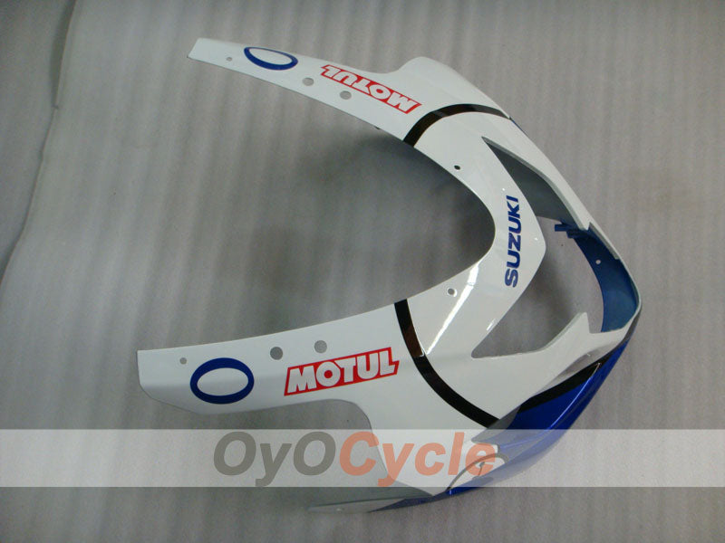 Injection Fairing kit for 04-05 GSXR600 - Blue, White - DUNLOP, Jordan, MOTUL #OYO87901195