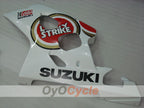 Injection Fairing kit for 04-05 GSXR600 - Red, White - Lucky Strike #OYO87901203