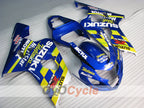 Injection Fairing kit for 04-05 GSXR600 - Yellow, Blue - MICHELIN, MOTUL, Movistar #OYO87901206