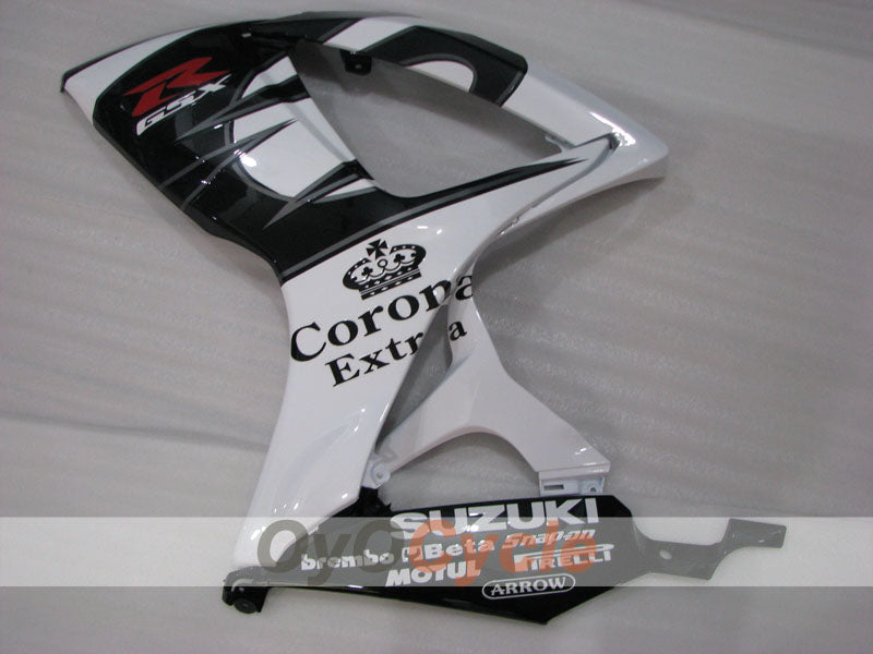 Injection Fairing kit for 06-07 GSX R750 - White, Black - Corona #OYO87901265
