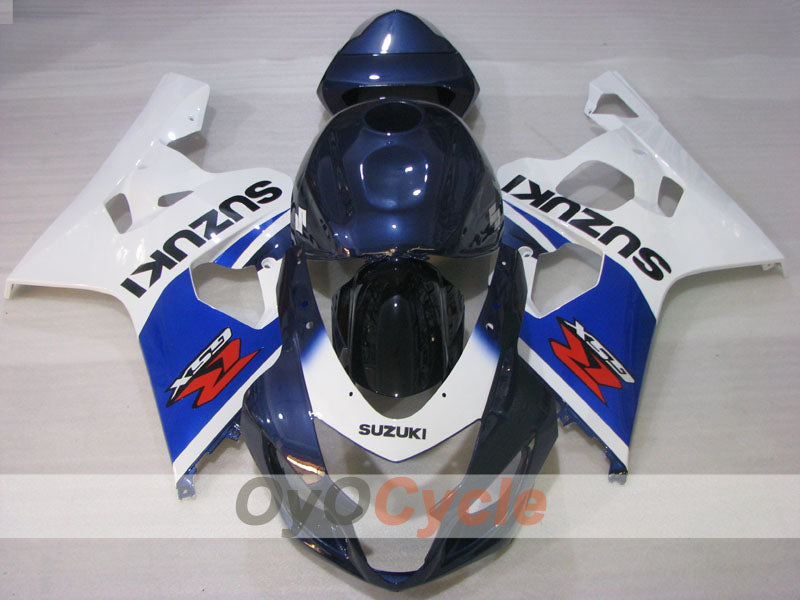 Injection Fairing kit for 04-05 GSXR600 - White, Black - Factory Style #OYO87901356