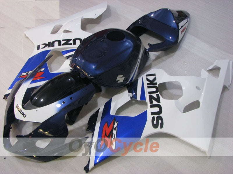 Injection Fairing kit for 04-05 GSXR600 - White, Black - Factory Style #OYO87901356
