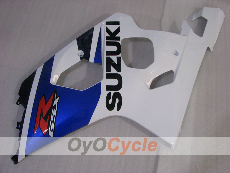 Injection Fairing kit for 04-05 GSXR600 - White, Black - Factory Style #OYO87901356