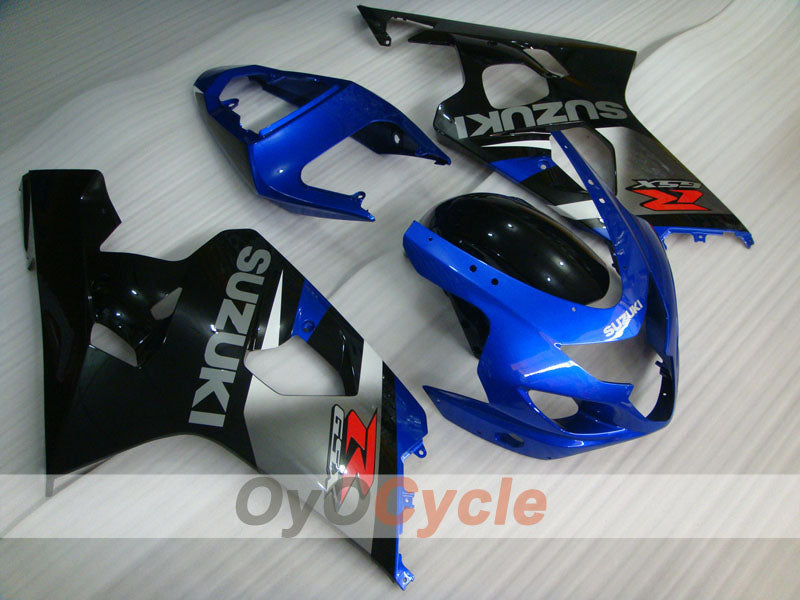 Injection Fairing kit for 04-05 GSXR600 - Blue, Black - Factory Style #OYO87901359 Main image