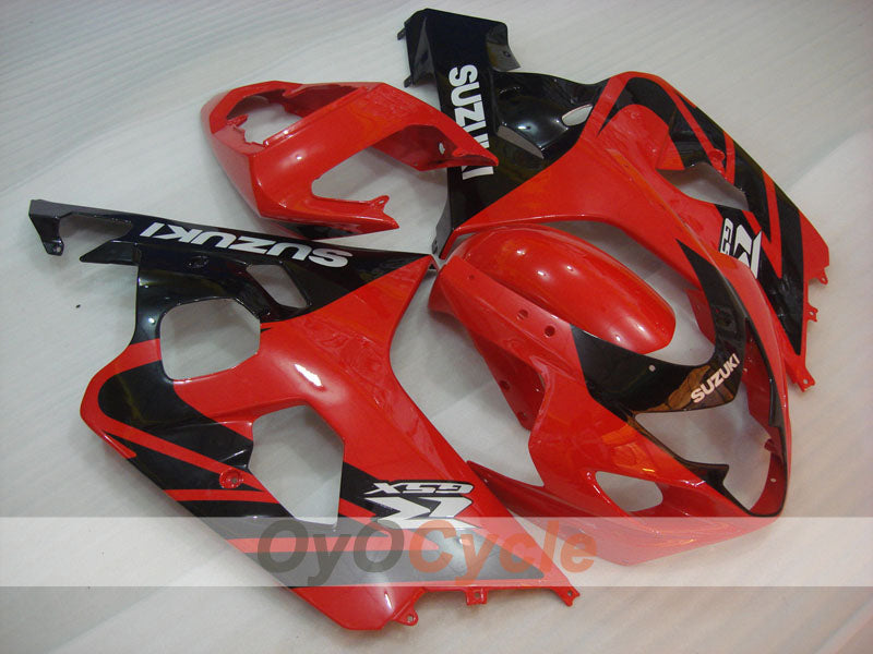 Injection Fairing kit for 04-05 GSX R750 - Red, Black - Factory Style #OYO87901192