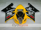 Injection Fairing kit for 04-05 GSXR600 - Yellow, Black - Factory Style #OYO87901369