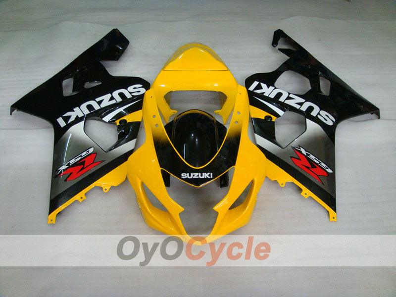 Injection Fairing kit for 04-05 GSX R750 - Yellow, Black - Factory Style #OYO87901198