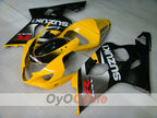 Injection Fairing kit for 04-05 GSXR600 - Yellow, Black - Factory Style #OYO87901369