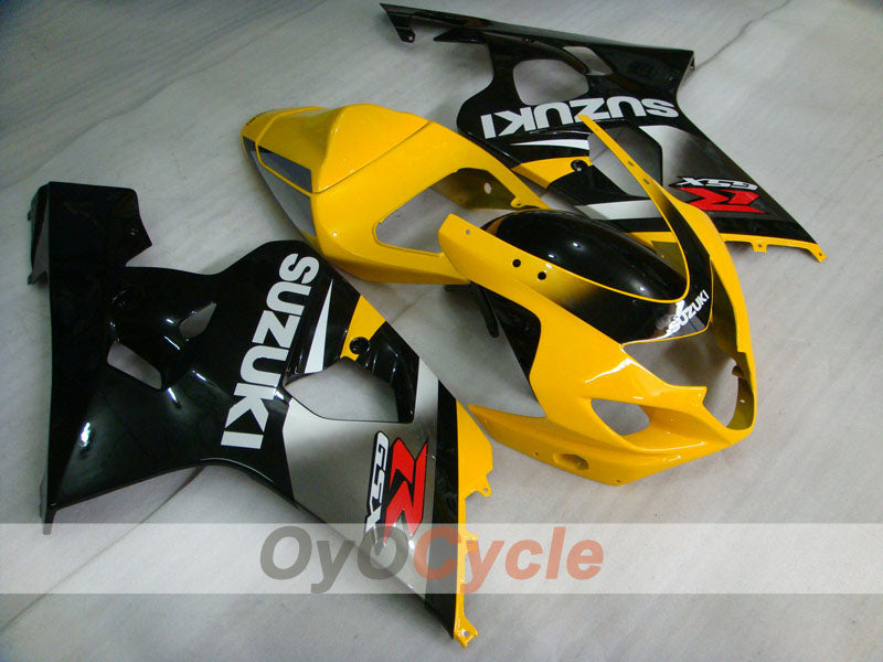 Injection Fairing kit for 04-05 GSX R750 - Yellow, Black - Factory Style #OYO87901198