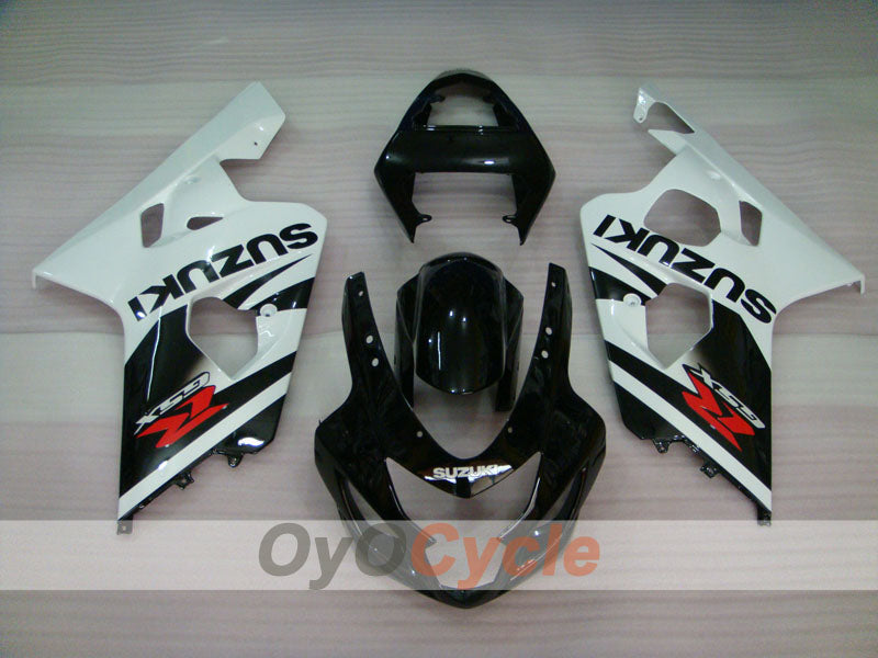 Injection Fairing kit for 04-05 GSX R750 - White, Black - Factory Style #OYO87901201