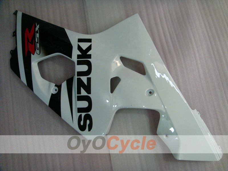 Injection Fairing kit for 04-05 GSXR600 - White, Black - Factory Style #OYO87901374
