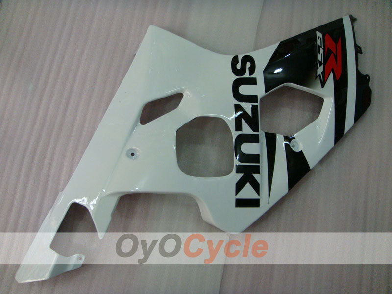 Injection Fairing kit for 04-05 GSX R750 - White, Black - Factory Style #OYO87901201