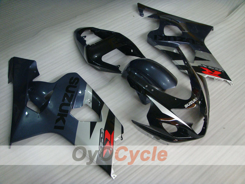 Injection Fairing kit for 04-05 GSX R750 - Black, Grey - Factory Style #OYO87901212