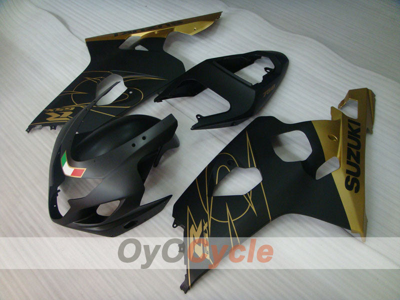 Injection Fairing kit for 04-05 GSXR600 - Yellow, Black, Matte - Factory Style #OYO87901387