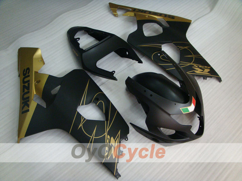 Injection Fairing kit for 04-05 GSXR600 - Yellow, Black, Matte - Factory Style #OYO87901387