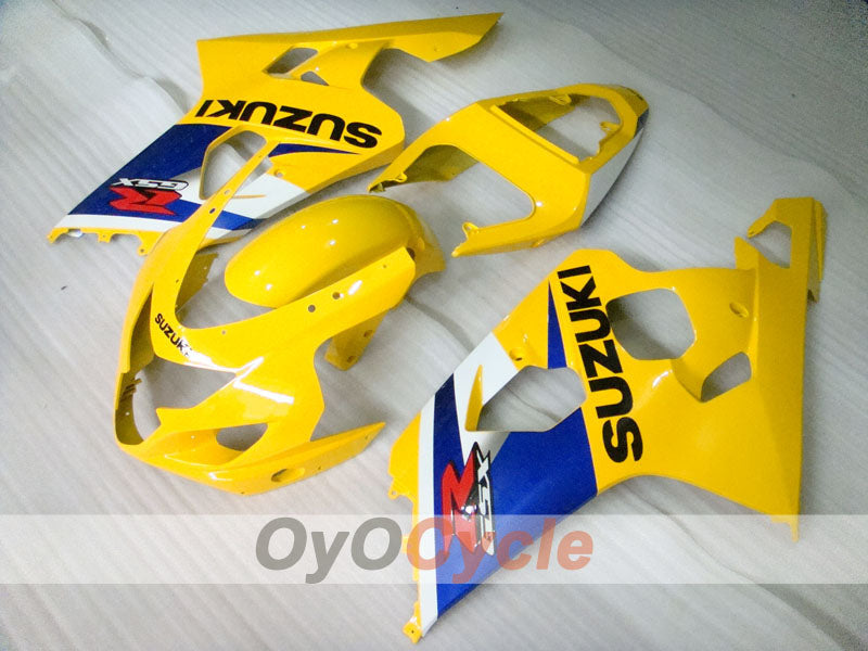 Injection Fairing kit for 04-05 GSXR600 - Yellow, Blue - Factory Style #OYO87901391