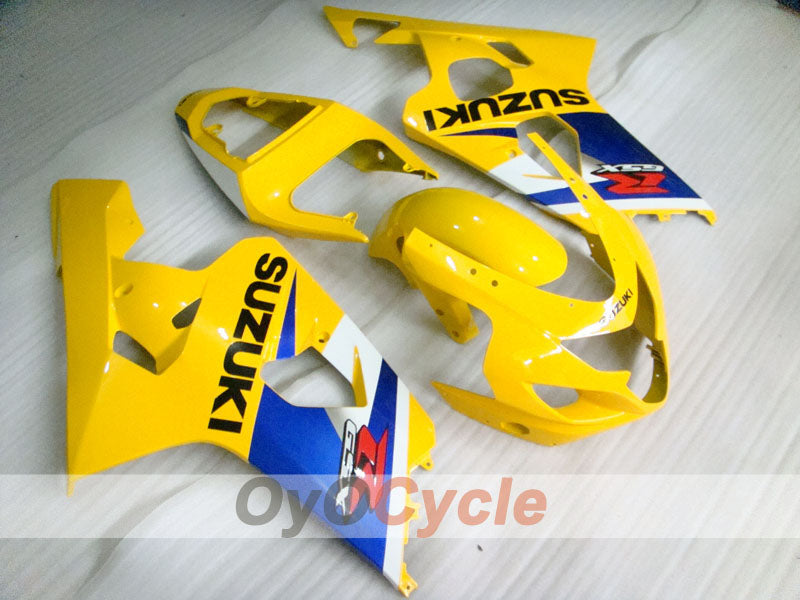 Injection Fairing kit for 04-05 GSX R750 - Yellow, Blue - Factory Style #OYO87901219