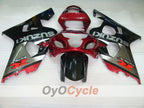 Injection Fairing kit for 04-05 GSX R750 - Red, Silver - Factory Style #OYO87901220
