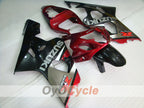 Injection Fairing kit for 04-05 GSX R750 - Red, Silver - Factory Style #OYO87901220