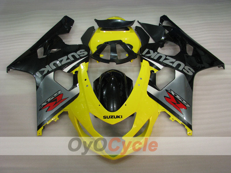 Injection Fairing kit for 04-05 GSX R750 - Yellow, Black - Factory Style #OYO87901222