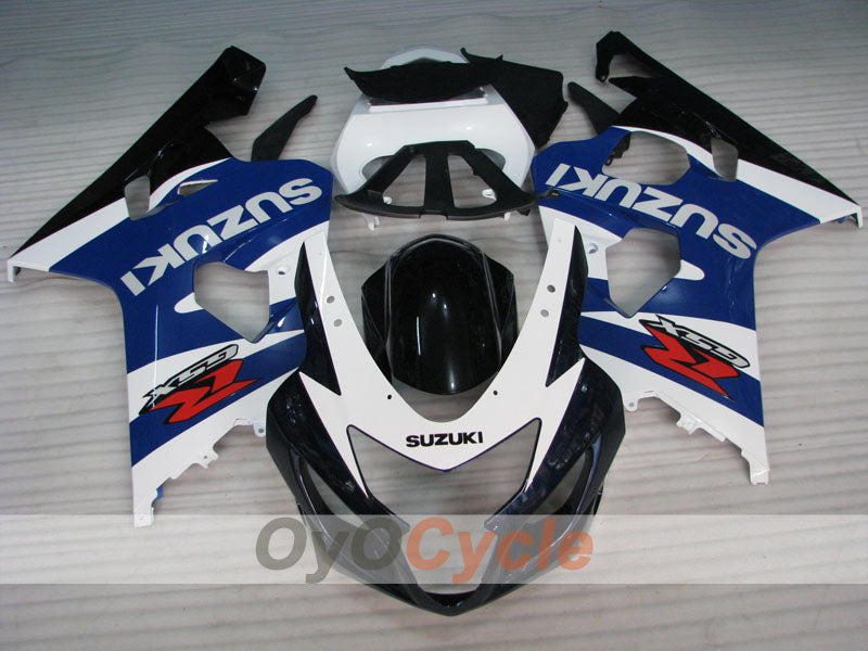 Injection Fairing kit for 04-05 GSX R750 - Blue, White - Factory Style #OYO87901223