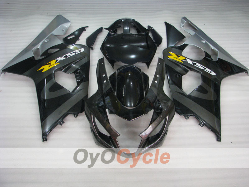 Injection Fairing kit for 04-05 GSX R750 - Black, Grey - Factory Style #OYO87901225