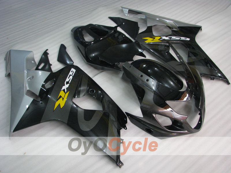Injection Fairing kit for 04-05 GSX R750 - Black, Grey - Factory Style #OYO87901225